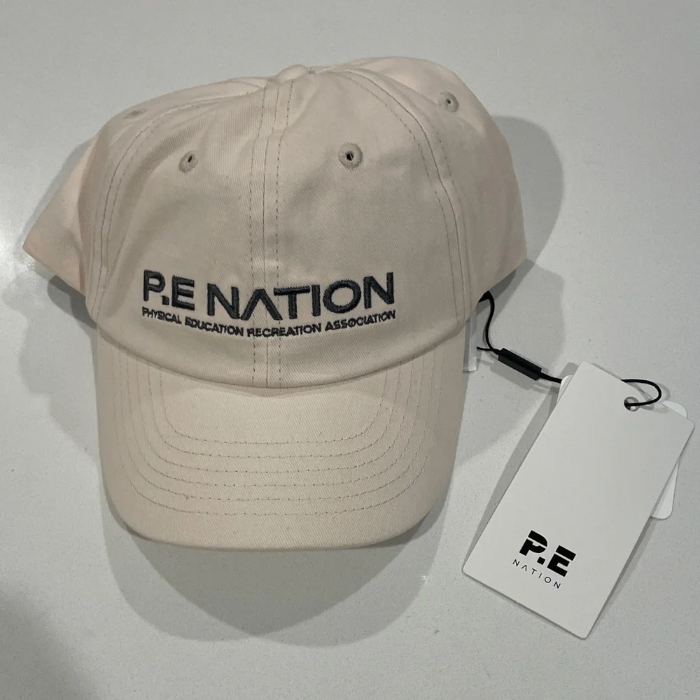 NWT PE Nation Homage Cream Baseball Cap Hat